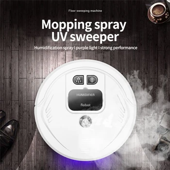 USB Uzlādes Saprātīga Slinks Robots Bezvadu putekļsūcējs Slaucīšana UV Dezinfekcijas Difuzoru Sadzīves Spēcīgs Tīrīšanas Sistēma