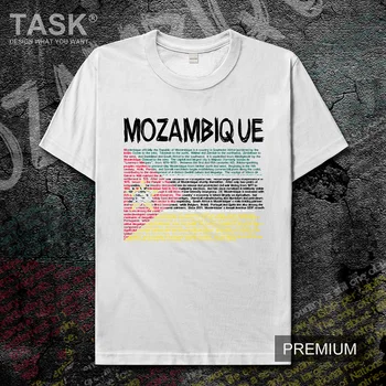 Mozambikas republika moz Mozambican vīriešu t krekls jauni Topi, t-krekls ar Īsām piedurknēm apģērbs sporta krekls nacionālā komanda valsts sporta kokvilnas fani