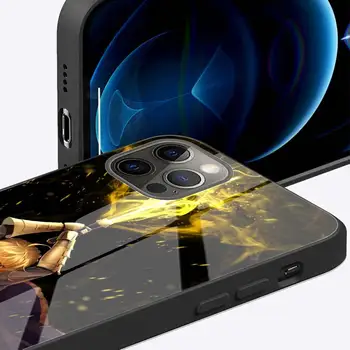 Anime Fate Zero Uzturēšanās Nakts Saber Stikla Tālrunis Lietā par iPhone 11 12 Pro XR X 7 8 XS Max 6 6S Plus SE 