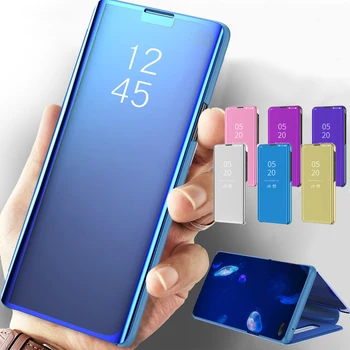 Smart Mirror Flip Case for Samsung A51 Telefonu Gadījumos Samsun Samsung Sumsung Samsun A10 A20 A30 A40 A50 A70 A51 A71 2019 Gadījumā
