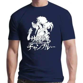 Jauns Vīriešu Samurai Champloo Mugen Japānas Anime Tshirts Kokvilnas Apģērbs Gadījuma Apaļu Kakla Tee Tee Krekli Krekls