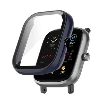 Smartwatch Stikla + Vāks Huami Amazfit GTS 2 Mini PC Rūdīts Stikls Filmu Ekrāna Aizsargs Anti-scratch Gadījumā