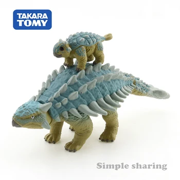 Takara Tomy Tomica Anja Jurassic Pasaules Ankylosaurus & Bedrains (Dzīvnieku Attēls)