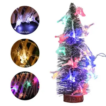 Aļņu, Briežu LED String Light USB Baterijas Jauda Ziemassvētku Gaismas Pasaku Vainags Lampas Jaunā Gada dekorācijas, Logu Tirdzniecība