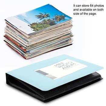 3 Collu Polaroid Foto Albumi Mini Tūlītēju Attēlu Gadījumā, Uzglabāšanas 64 Kabatas Fujifilm7s/8/25/50s/90 Attēlu Gadījumā