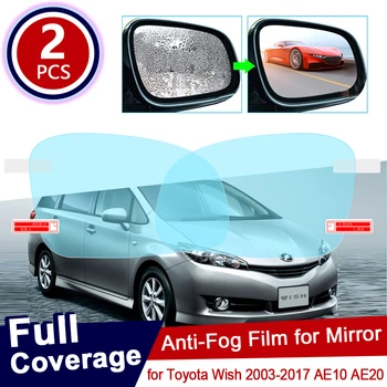 Toyota Vēlas 2003~2017 10 20 AE10 AE20 AE Anti Miglas Filmu Atpakaļskata Spogulī, Ūdensnecaurlaidīgs Anti-Miglas Filmas Piederumi 2009 2010 2016