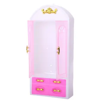Karstā Pārdošanas Jauna Lelle Drēbju Skapis Princese Guļamistabas Mēbeles, Leļļu Aksesuāri Barbie Lelles Dec17