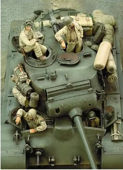 1/35 modeļa komplekta sveķu komplekts II Pasaules Kara ASV tvertne, cisterna 4 cilvēki 465