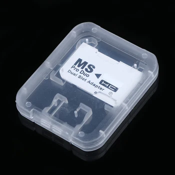 2 Micro SD, TF, lai Atmiņas karte MS Pro Duo Dubultā Slots Atmiņas Kartes Adapteri Lasītājs PSP Karte Dual 2 Spēļu Adapteri