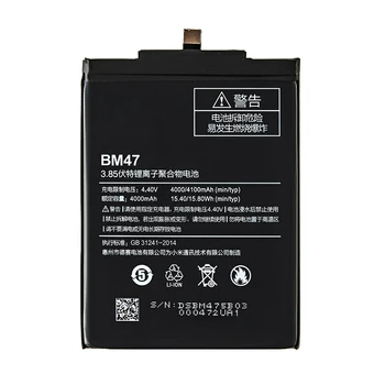BM46 BM47 BN41 BN43 BN4A Mobilā Tālruņa Akumulatoru Xiaomi Redmi Piezīme 2 3 3S 3X 4 4X 5 5A 6 Plus 6A Pro 7 8 8T 9 9S/Note3 batery
