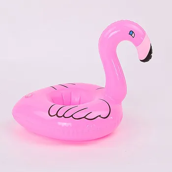 Hawaii Flamingo Partijas Apdare Peldēt Flamingo Piepūšamās Dzēriena Tases Turētājs Komplekts Baseins Bachelorette Puse Rotaļlietas Gadījumā Puses Piederumi