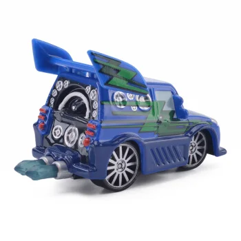 Disney Pixar Cars 2 DJ ar liesmu Metāla Lējumiem sakausējuma Rotaļu Automašīnas modelis bērniem dāvanu 1:55 Zīmolu rotaļlietām Jaunus Noliktavā