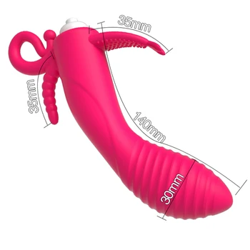 3 in 1 Maksts Klitora Anālais Massager Clit Stimulators Erotiska Produktiem G Spot Vibrators, Dildo Sievietēm Seksa Rotaļlietas Pieaugušajiem 18