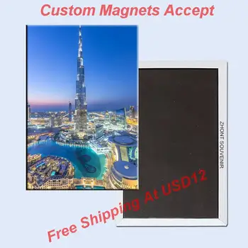 Taisnstūra Cieta Magnēti ,apvienoto Arābu emirāti/AAE Dubaija Ha Farley torņa Metāla Ledusskapja Magnēts 5599 Ceļojumu Suvenīri