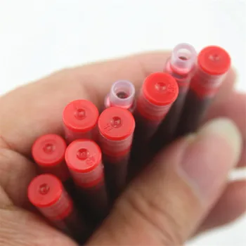 Augstas kvalitātes Tintes Pildspalvu, tintes uzpildes 10PC diametrs 3,4 mm standarti starptautiskā Kancelejas preces, Biroja piederumi TINTES PILDSPALVU