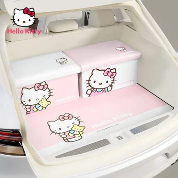 Hello Kitty Auto Bagāžnieka Uzglabāšanas Kaste Auto Multiplikācijas Filmu Radošo Apdares Box Storage Storage Box