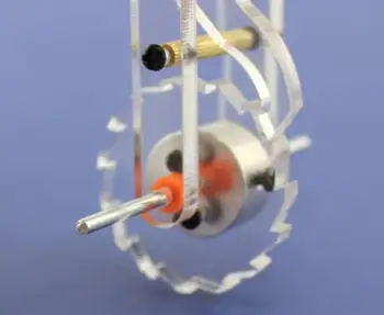 Caurspīdīgs Biezāka sprūdu komplekts diy piederumi pārnesuma modelis vienvirziena sprūds bloķētājs pārnesumu ierīces
