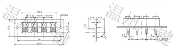 10 GAB. DP4-7 4 veidu WP Sērijas Ligzda mini skaļruņu termināli savienotājs audio skaļrunis