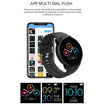 Asinsspiediens, Sirdsdarbības Monitoringa Smart Skatīties Dzīve Ūdensizturīgs Modes Digitālo Sporta rokas Pulkstenis Android, IOS