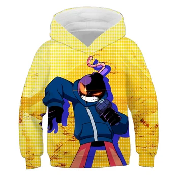 Zēnu sporta Krekls Rudens 3D Drukas Karikatūra piektdienas Vakarā Funkin Spēli Cool Hoodies Bērniem Smieklīgi Harajuku Fashion Topi Meitenes Streetwear