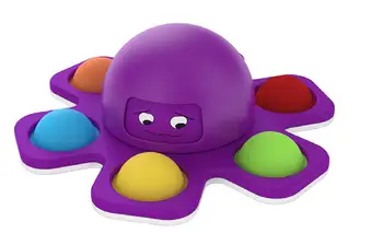 50gab Jaunu Fidget Rotaļlietas Pop Seju-mainās Astoņkāji Burbulis Mūzikas Astoņkāji Žiroskopu Dekompresijas Rotaļlietas Dekompresijas Artefakts Antistresa