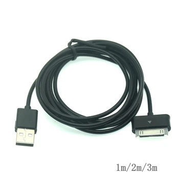 USB Lādētāja Lādēšanas Kabeli Vadu Samsung galaxy tab 2 3 Piezīme P1000 P3100 P3110 P5100 P5110 P7300 P7310 P7500 P7510 N8000