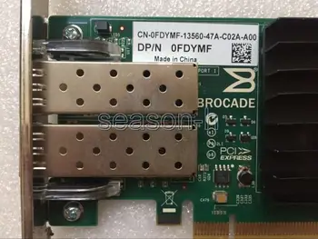 Dell Brokāta 1020 10GB Dual Port PCI-E 2.0 X8 Konverģētā Tīkla Adapteris 0FDYMF