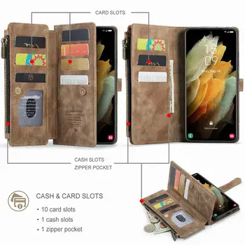 Karte Kabatas Maku Case For Samsung Galaxy S21 Ultra S20 FE Segtu Smago Aizsardzības Gadījumā, Samsung, Ņemiet vērā, 20 10, Plus S8 S9 S10