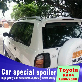 Toyota RAV4 1995. līdz 2000. gadam Caurumošanas Iekārtas no Augstas Kvalitātes ABS Lamped Spoilers Automobiļu DIY krāsu piederumi Spoileri