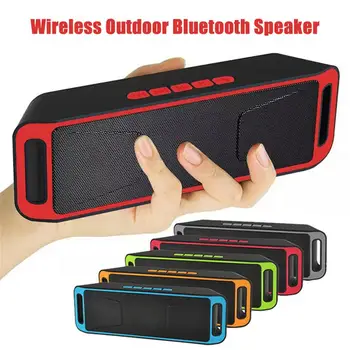 Ūdensizturīgs Bluetooth Portable Speaker āra Uzlādējamais Bezvadu Skaļruņi Soundbar Subwoofer Skaļruni TF MP3