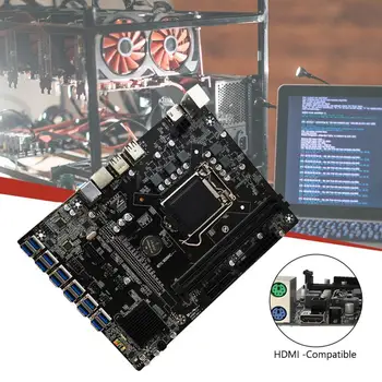 Kalnrūpniecības Mātesplati B250C BTC 12P PCIe 1x, lai USB3.0 Grafikas Karte, kas Atbalsta LGA 1151 Gen6/7 PROCESORS DDR4 HDMI-Saderīgam piemērots Miner