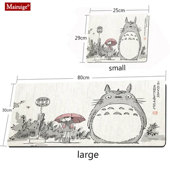 Totoro Kawaii Peles Paliktņa Spēlētājs Datora Peles Paliktņa Gaming Mouse Mat 30x80cm Peles Paliktņa Cute Rozā Liela peles paliktņi Galda Piederumu Pad
