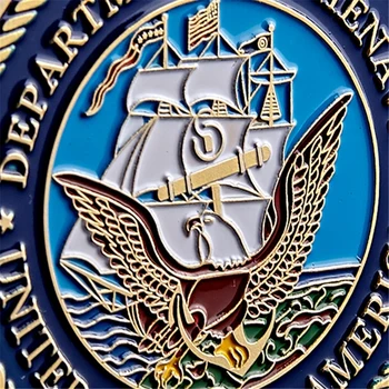 ASV Militārā Departamenta Navy Liels Zīmogs Amerikāņu Vašingtonā.D.C Zelta Izaicinājums Monētu Kolekcijas Dāvanas