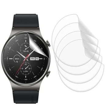 5gab Mīksto TPU Skaidrs, ar aizsargplēvi Smartwatch LCD Aizsargu Huawei GT 2 Pro GT2 Sporta Smart Skatīties Pilna Ekrāna Aizsargs Vāciņu