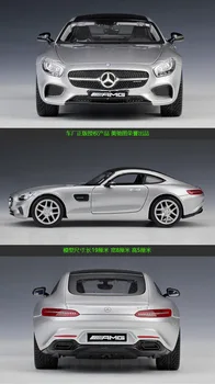 Maisto 1:24 Mercedes-Benz AMG GT sporta auto simulācijas sakausējuma auto modelis kolekcija dāvanu rotaļlietas B77