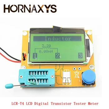 LCR-T4 M328-Baterijas LCD Ciparu Tranzistors Testeri Metru Diode Triode Kapacitāte EAR Mērītāju MOSFET/JFET/PNP/NPN L/C/R1