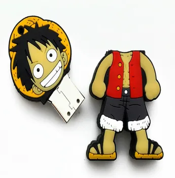 Viens Gabals karikatūra pirātu anime, cool boy USB3.0 flash drive modes pasūtījuma personības radošās dāvanu 32g gudrs Luffy/Kaiseki/Choba