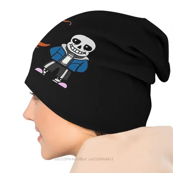 Adīta Cepure Labākais Pārdevējs Papirusa Un Sans Modes Beanie Caps Undertale Lomu Spēlē Video Spēles Skullies Beanies Mīksto Pārsegu Cepures