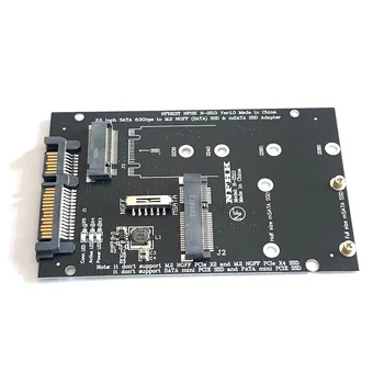 M. 2 NGFF MSATA SSD diskus Ar SATA 3.0 2.5 collu Adapteris M2 PCI SSD Converter Stāvvadu Karti 1 Converter Karti PC Klēpjdators Pievienot Uz Kartes