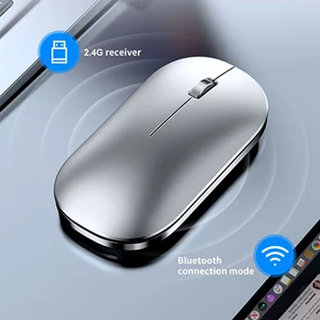 Bezvadu Pele, Uzlādējamā Bluetooth Kluss, Ergonomisks Datorā, iPad, Mac Tablete Macbook Air Klēpjdators PC Spēļu Biznesa Birojs