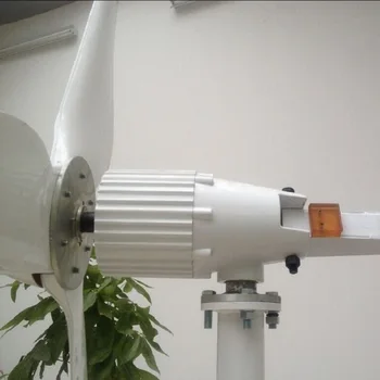 2000W Vēja Ģeneratoru, turbīnu Horizontāli Vēja Turbīnas, Ģeneratora 3 FRP Lāpstiņas ar, vai 48v 96v 110v, 220v sprieguma izvēles