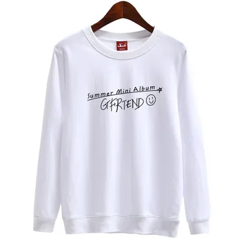 Kpop gfriend vasaras mini albumu vāciņu pašā drukāšanas o kakla džemperis hoodies 2 modes stili unisex plānas sporta krekls pavasara rudens