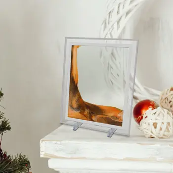 Kustīga Smilšu Mākslas Attēlu Dinamiski Pārvietojas Smiltis Attēlu Dekoru Plūst Smilšu Gleznu Mājas Darbvirsmas Office Oranement 3D Smilšu Mākslas Sensors