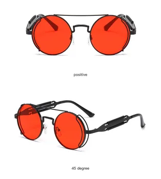 Ir 2021. Kārta Steampunk Saulesbrilles, Vīriešu un Sieviešu Modes Metāla Glāzes Zīmolu, Dizainu, Vintage, Saulesbrilles Augstas Kvalitātes UV400 Gafas De Sol