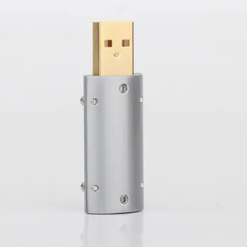 HI-END 24K Zelta Pārklājumu USB2.0 Spraudni, USB A, USB B Vāciņš Audio USB Pieslēgvietas Apvalks DIY Hi Fi USB Kabeļi