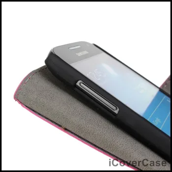 Ja Samsung S4 Mini i9190 pu Leather flip case kartes turētāju case for Samsung Galaxy S4 Mini seguma gadījumā