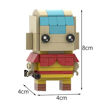 Anime Filmu Skaitļi Appa Iemiesojums Pēdējā Airbender Brickheadz Builidng Bloki Lelles DIY Izglītojošas Rotaļlietas Bērniem