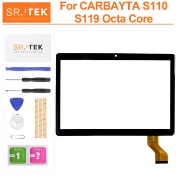 Sazināties CARBAYTA S110 S119 Octa Core 3G Tablet PC Ārējie Capacitive Touch Ekrāns Digitizer Asamblejas Ārējo Stikla Sensora Panelis