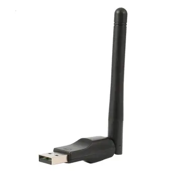 Bezvadu WiFi Tīkla Adapteris 150M USB Tīkla Karte PC Klēpjdators Wifi Uztvērēja Ārējās Wi-Fi Dongle Antena