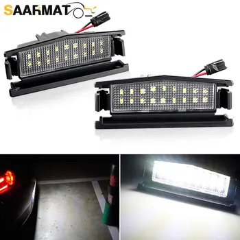 2gab LED Skaits numura zīmju Apgaismojuma Lampas Mazda 2 Mx-5 nd Mx5 Miata 2016. gadam-līdz 18-SMD Bez Kļūdām, Xenon White